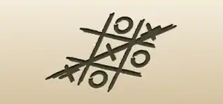 三目並べのシルエット
