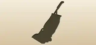 掃除機のシルエット