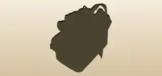 刺しゅう糸のシルエット