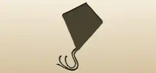 Kite silhouette