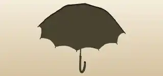 Umbrella silhouette