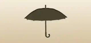 Umbrella silhouette