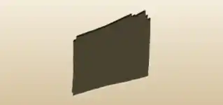Colored Cardboard silhouette