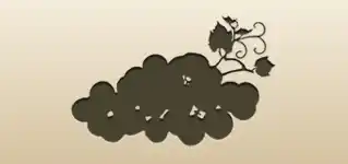 Grapes silhouette