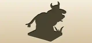 Cow silhouette