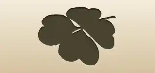 Four-leaf Clover silhouette