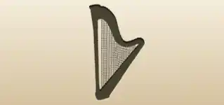 Harp silhouette