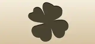 Four-leaf Clover silhouette