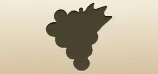 Grapes silhouette