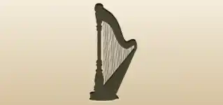 Harp silhouette