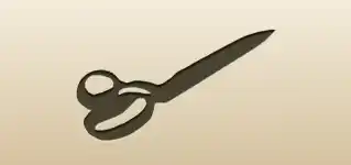 Scissors silhouette