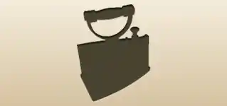 Iron silhouette