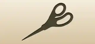 Scissors silhouette