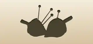Strawberries silhouette
