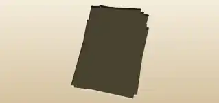 Colored Cardboard silhouette