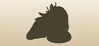 Strawberries silhouette