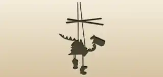 Dragon silhouette