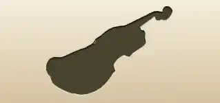 Violin silhouette