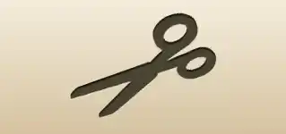 Scissors silhouette