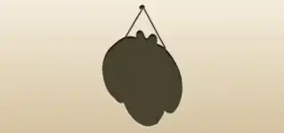 Ladybug silhouette