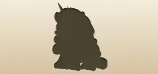 Unicorn silhouette