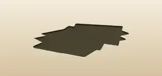 Colored Cardboard silhouette