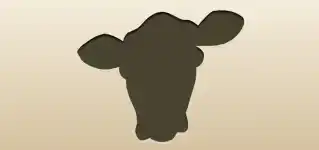 Cow silhouette