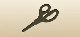 Scissors silhouette