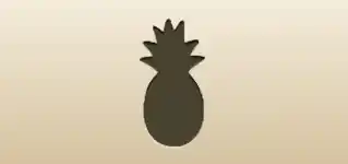 Pineapple silhouette