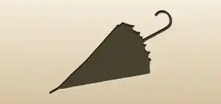 Umbrella silhouette