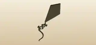 Kite silhouette