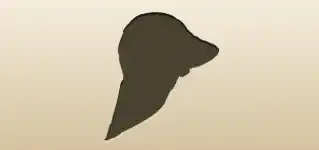 Rain Hat silhouette