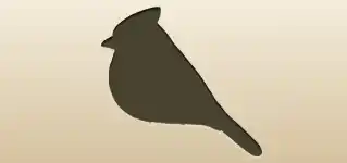 Blue Jay silhouette