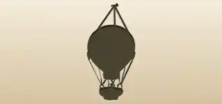 Hot Air Balloon silhouette