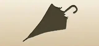 Umbrella silhouette