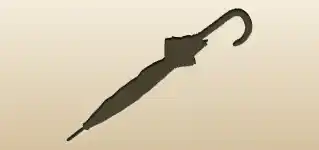 Umbrella silhouette