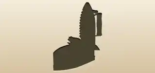 Iron silhouette