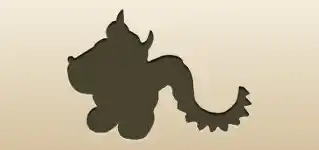 Dragon silhouette
