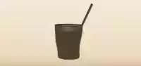 牛乳のシルエット