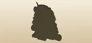 Unicorn silhouette
