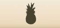 Pineapple silhouette