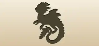 Dragon silhouette