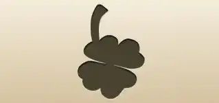 Four-leaf Clover silhouette