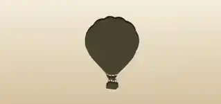 Hot Air Balloon silhouette