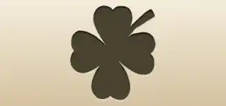 Four-leaf Clover silhouette