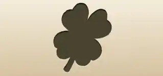Four-leaf Clover silhouette