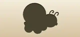 Ladybug silhouette