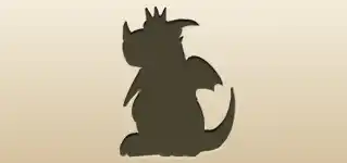 Dragon silhouette