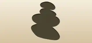 Zen Stones silhouette