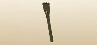 Bamboo Torch silhouette